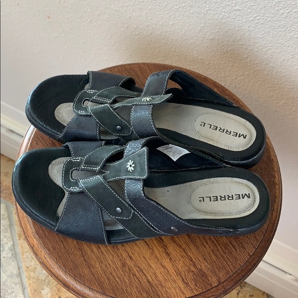 Merrell Size 8 Strappy Heeled Sandals - Picture 5 of 8